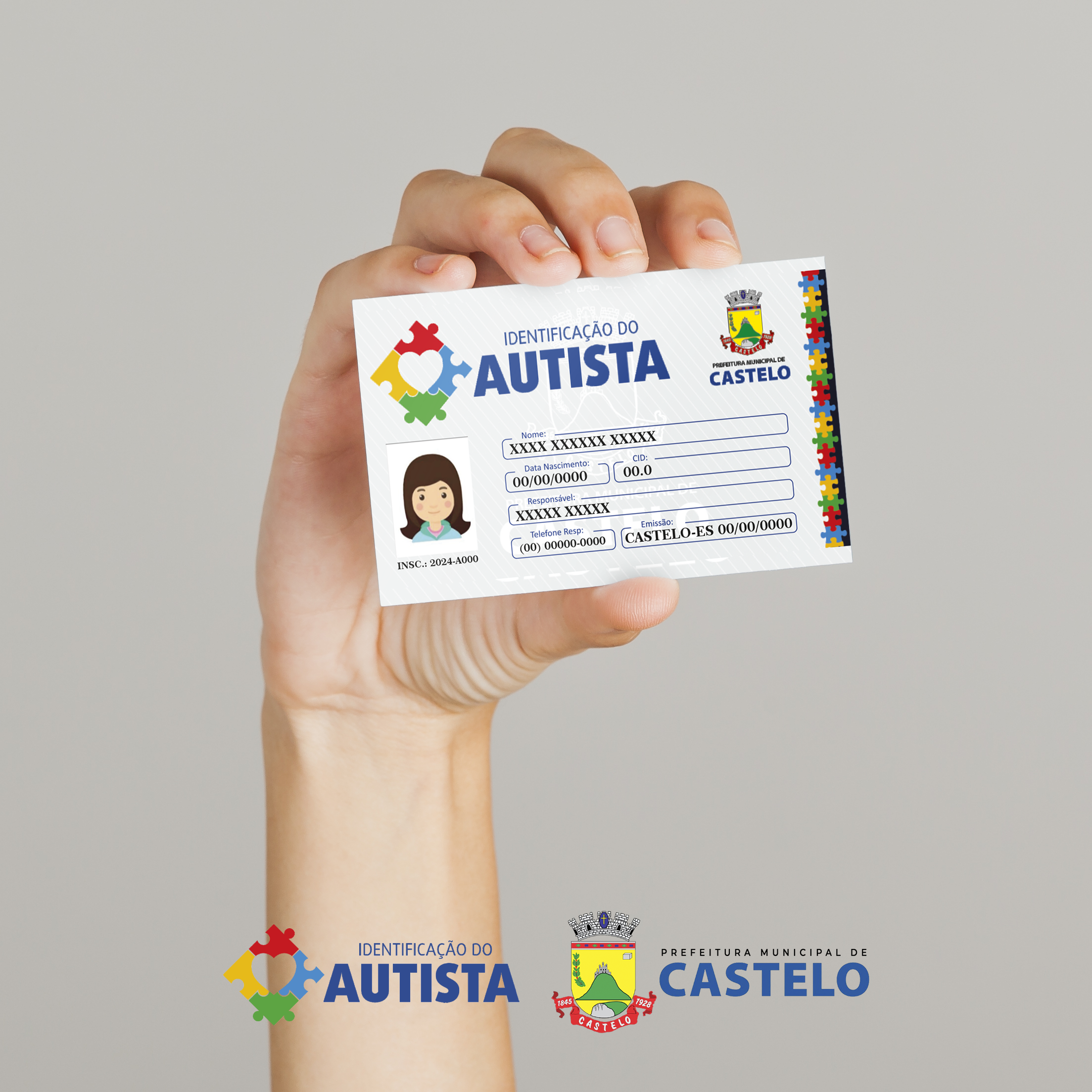 Inclusão: Prefeitura de Castelo emite “Carteira de Identificação da Pessoa com Transtorno do Espectro Autista”